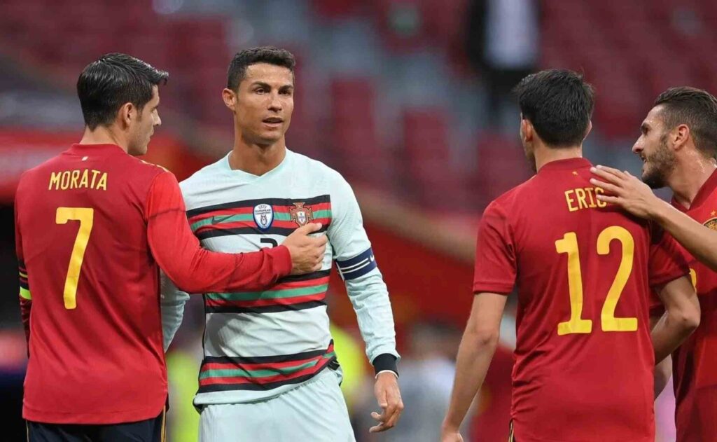 Tarjeta Roja España vs Portugal