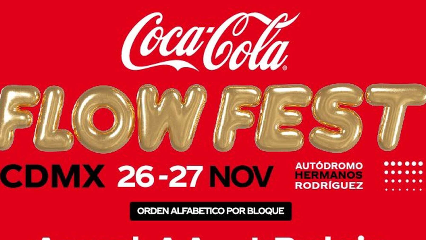 Ticketmaster Coca Cola Flow Fest 2022 Precios por el evento de la