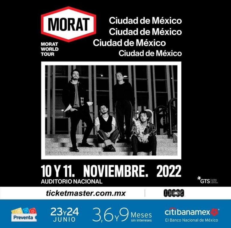 Boletos Morat En El Auditorio Nacional En México: Precio Y LINK De ...