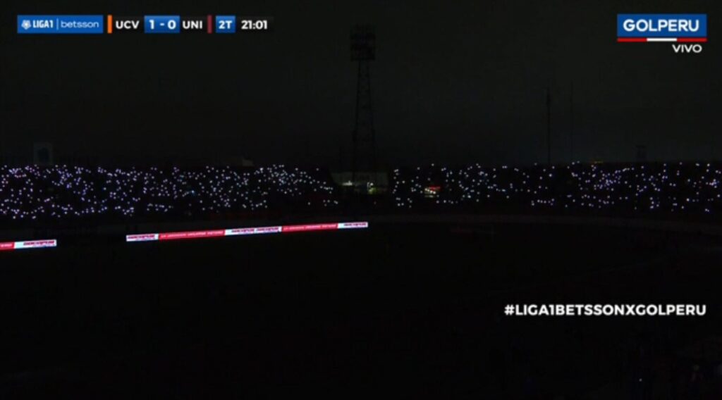 Se fue la luz en Universitario