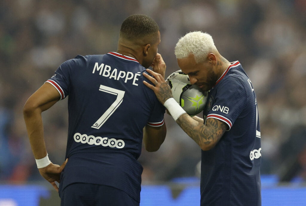 Neymar y Mbappe