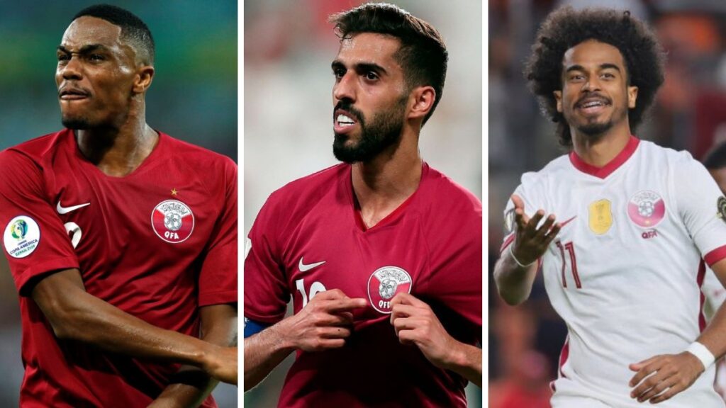 Jugadores de Qatar