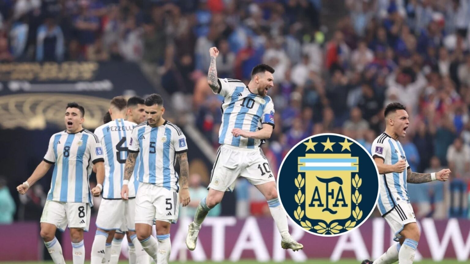 Argentina Campeón Del Mundo 2022: Así Lucirá El Escudo De La AFA Tras ...