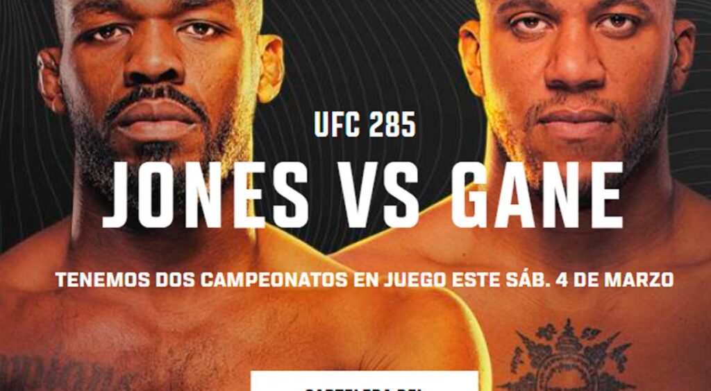 LINK Jones vs Gane gratis online live por UFC 285