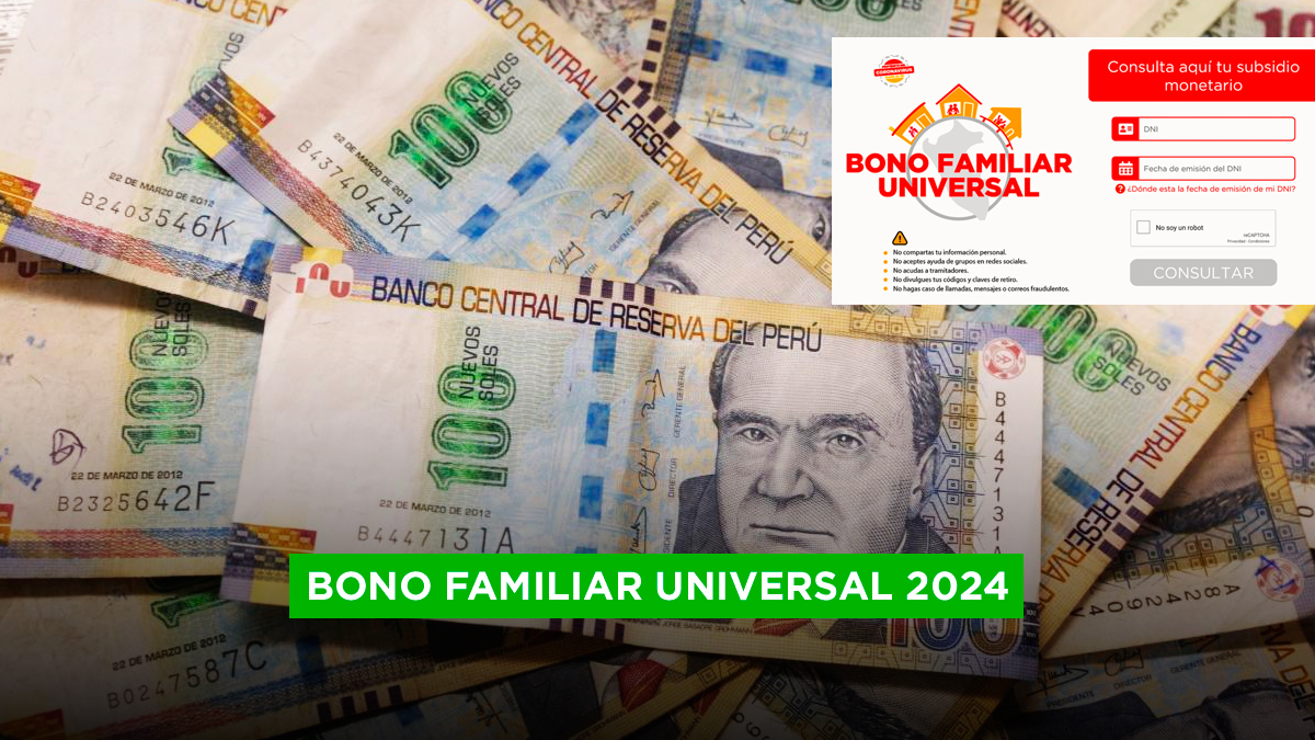 Bono Familiar Universal 2024 Información oficial sobre el link de